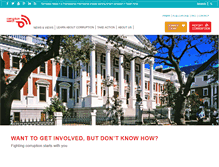 Tablet Screenshot of corruptionwatch.org.za